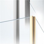 Perfil de aluminio del cuarto de ducha