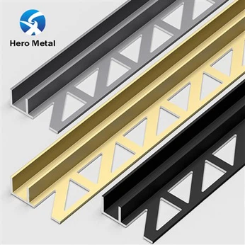 Perfil de ducha de aluminio color mate