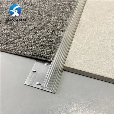 Aluminio Cubierta Tiras Para Alfombra Y Suelo